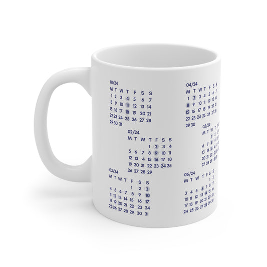 lunar calendar 2024 creative mug